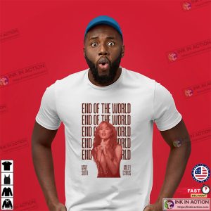 Miley Cyrus End Of The World New Song Retro 90s T-shirt