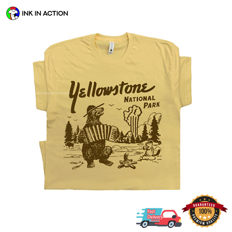 Music Animal Festival Yellowstone National Park Comfort Colors Tee Music Animal Festival Yellowstone National Park Comfort Colors Tee