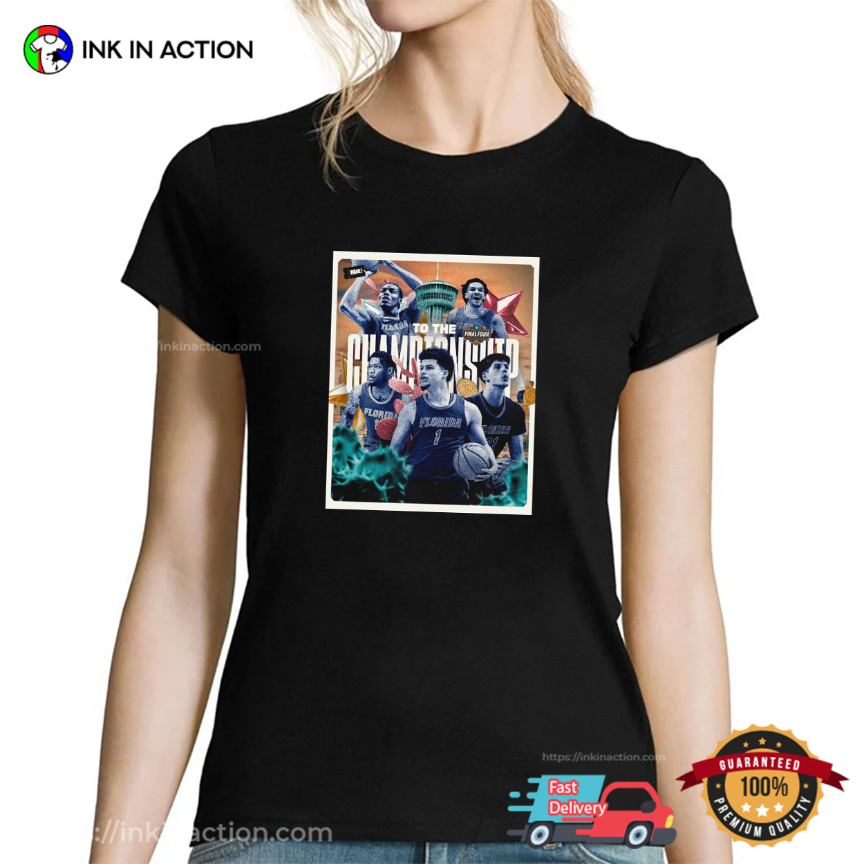 NCAA Florida Gators To The Championship Poster T-shirt NCAA Florida Gators To The Championship Poster T-shirt