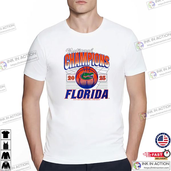 National Champions 2025 NCAA Men’s Basketball Florida Gators Tee
