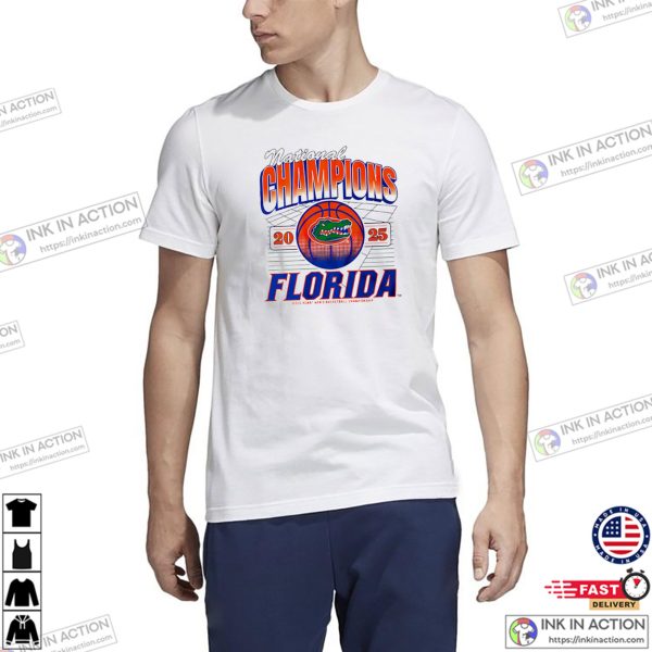 National Champions 2025 NCAA Men’s Basketball Florida Gators Tee
