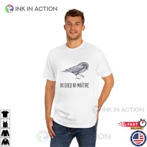 Ni Dieu Ni Maître No God No Masters Crow T Shirt 3