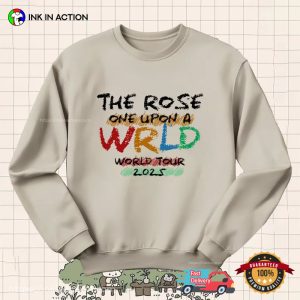 Once Upon A WRLD Tour 2025 The Rose T shirt 2