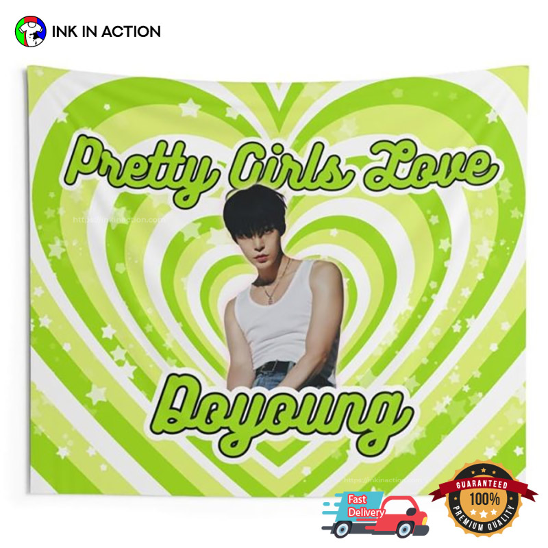 Pretty Girls Doyoung NCT 127 Kpop Flag Pretty Girls Doyoung NCT 127 Kpop Flag