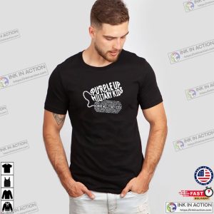 Purple Up For Military Kids Month Of The Military T-Shirt