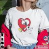 Snoopy Drawing Heart Valentines Day T-shirt