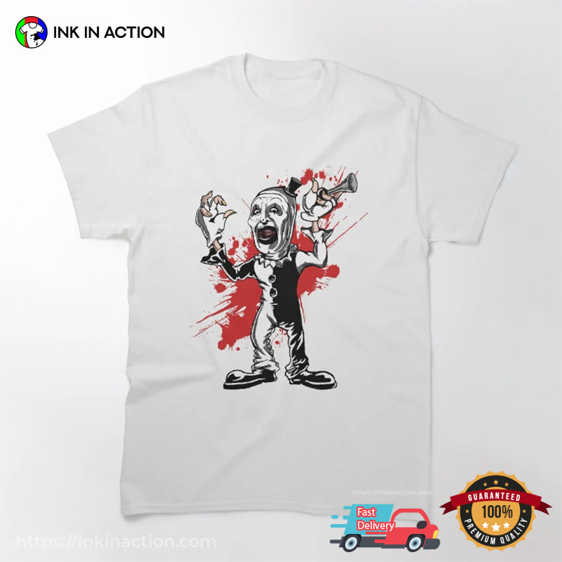 Special Present Terrifier Art The Clown Horror T-shirt