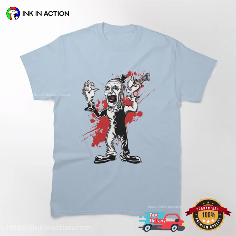 Special Present Terrifier Art The Clown Horror T-shirt