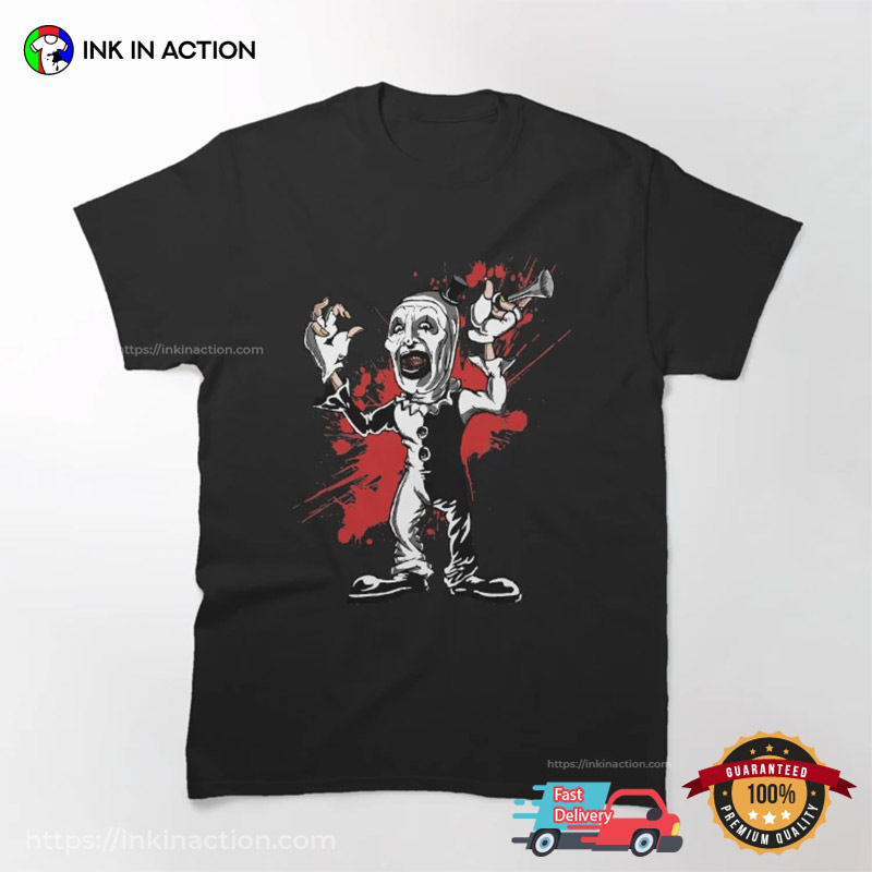 Special Present Terrifier Art The Clown Horror T-shirt