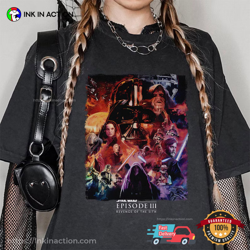 Star Wars Revenge Of The Sith Episode 3 Disneyland Comfort Colors T-shirt Star Wars Revenge Of The Sith Episode 3 Disneyland Comfort Colors T-shirt