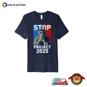 Stop Project 2025, Statue Of Liberty Protest T shirt 2