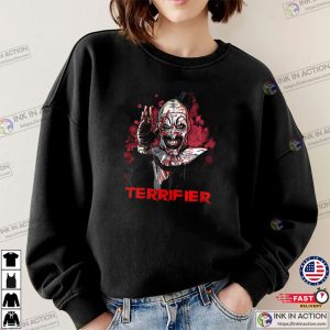 Terrifier 2 Bloody Clown Art Horror Movie T-shirt