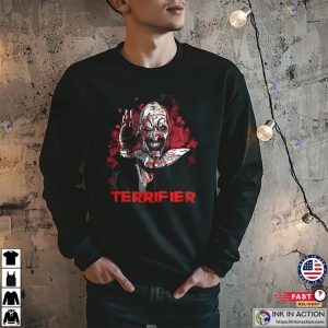 Terrifier 2 Bloody Clown Art Horror Movie T-shirt
