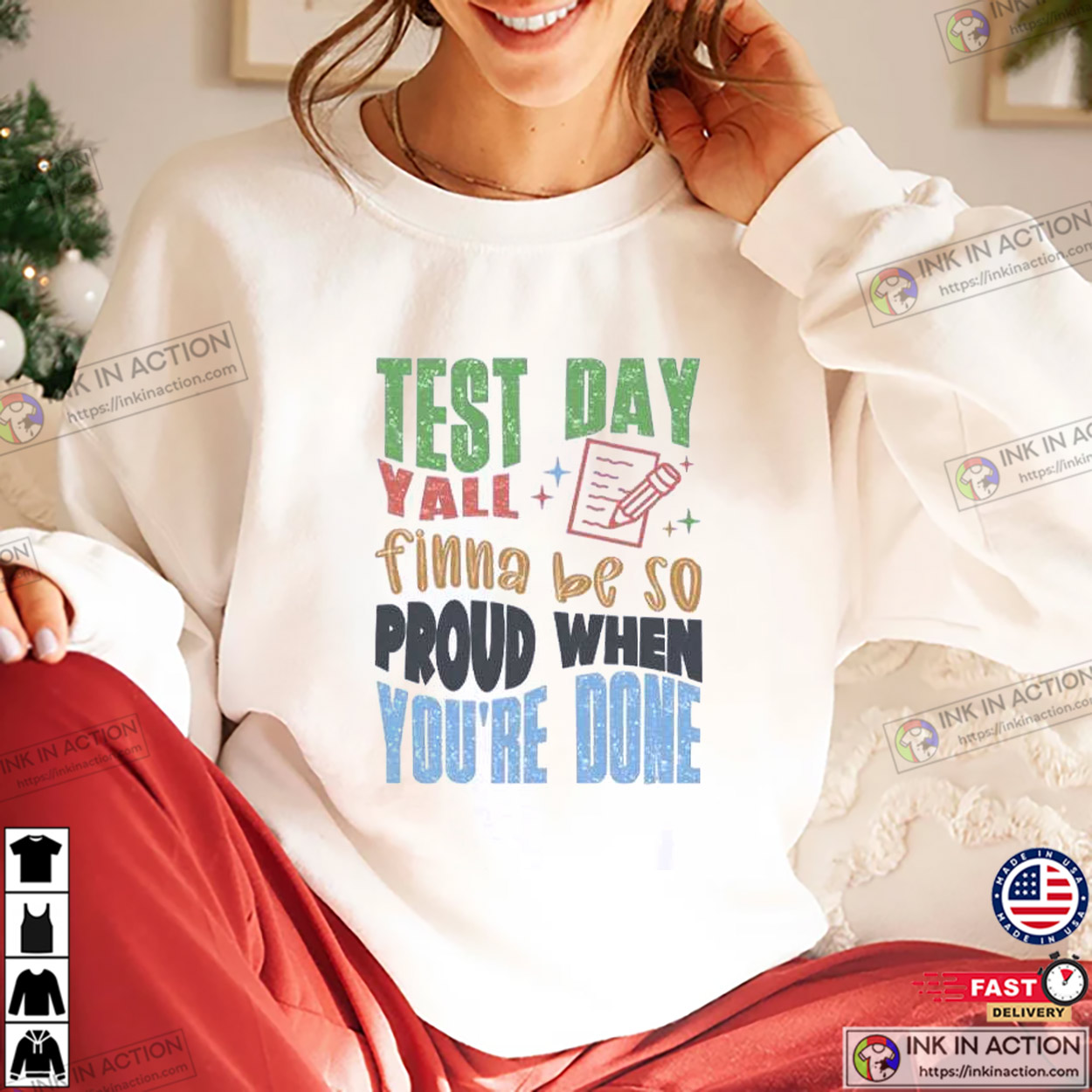 Test Day Yall Finna Be So Proud When You're Done Teacher T-shirt Test Day Yall Finna Be So Proud When You're Done Teacher T-shirt