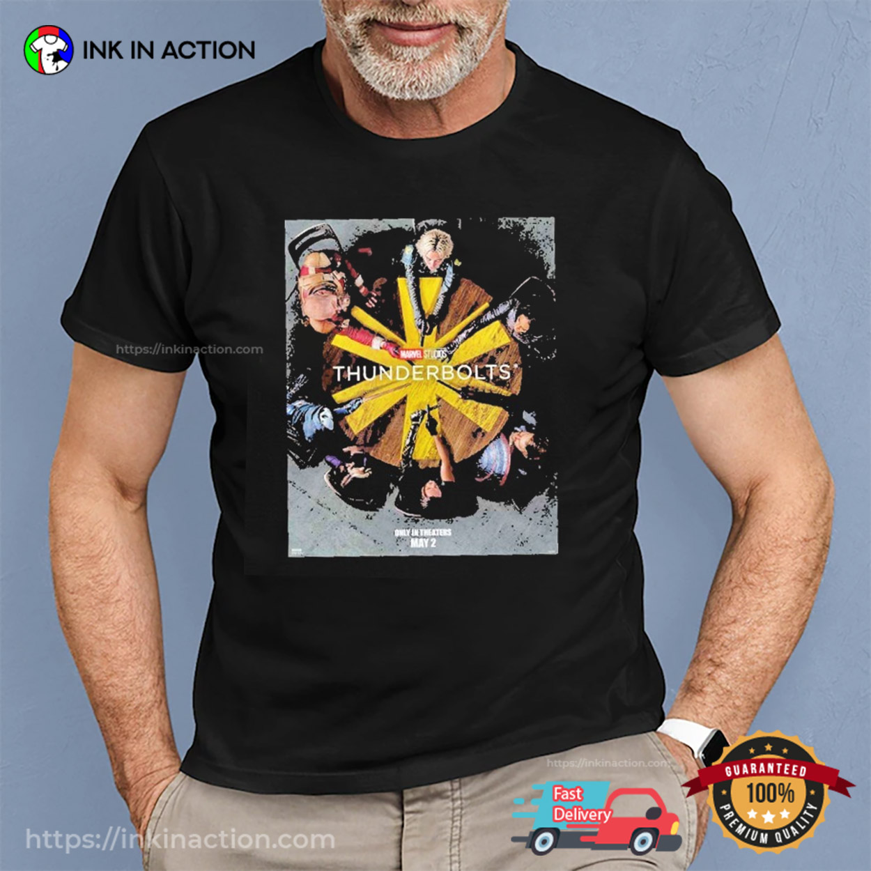 Thunderbolts Marvel Studios Movie Poster Shirt Thunderbolts Marvel Studios Movie Poster Shirt