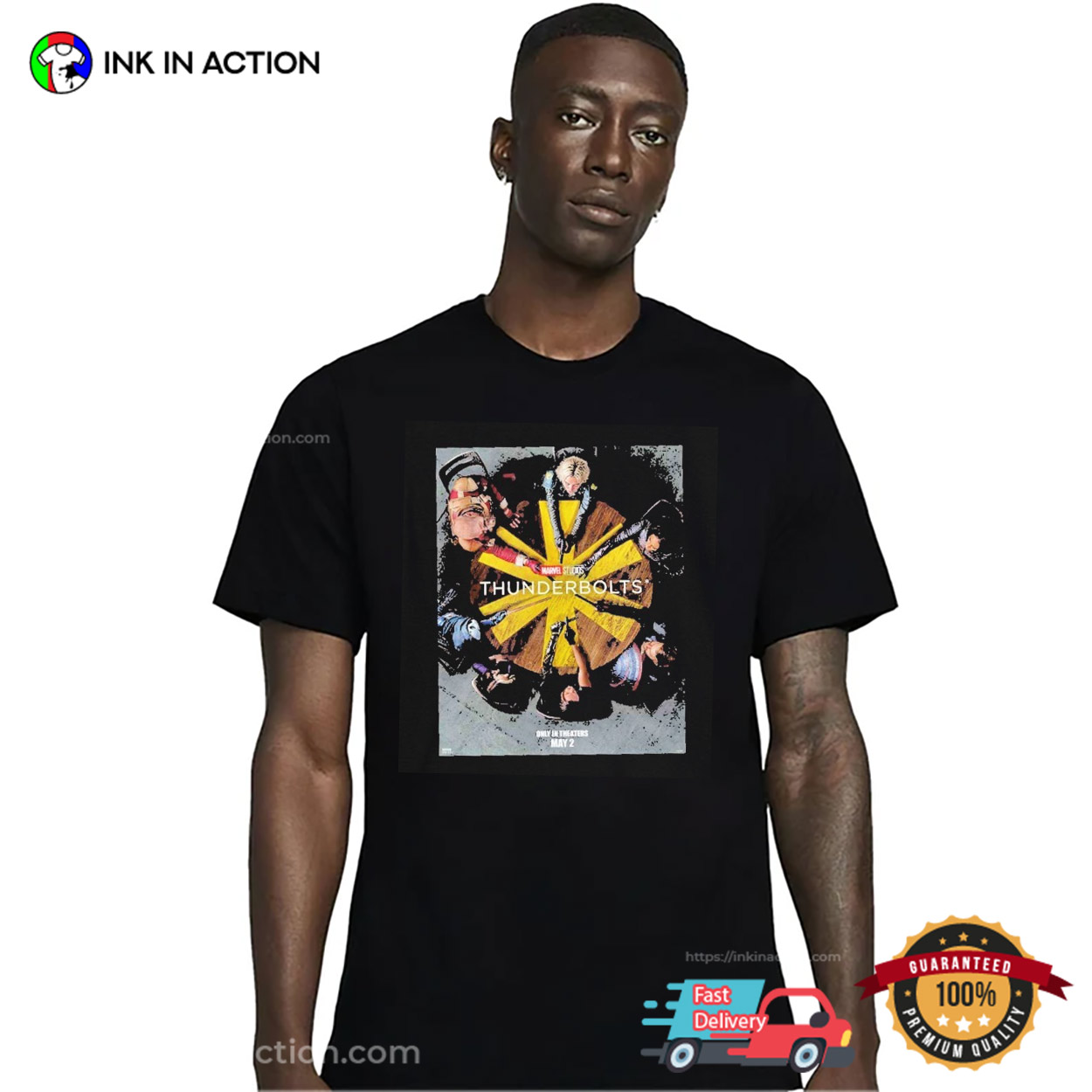 Thunderbolts Marvel Studios Movie Poster Shirt Thunderbolts Marvel Studios Movie Poster Shirt
