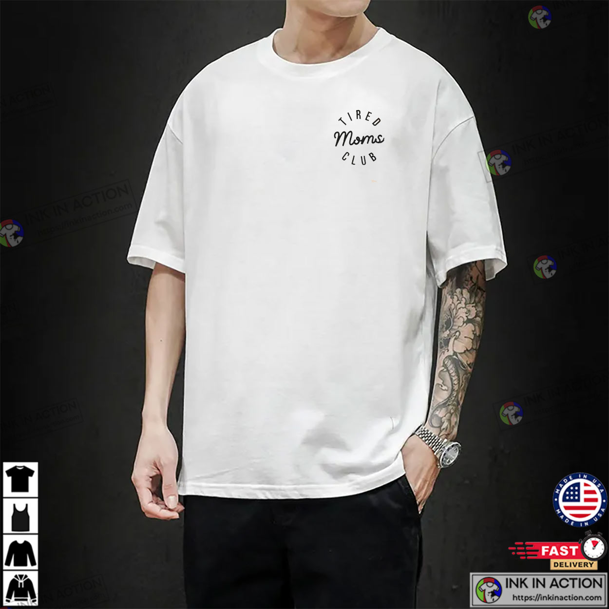 Tired Moms Club, Mama Day Unisex T-shirt Tired Moms Club, Mama Day Unisex T-shirt