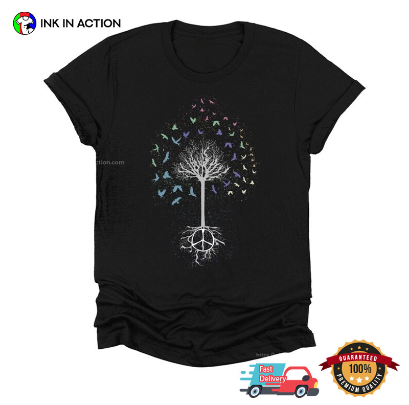 Tree Of Life Peace Symbol Shirt Tree Of Life Peace Symbol Shirt