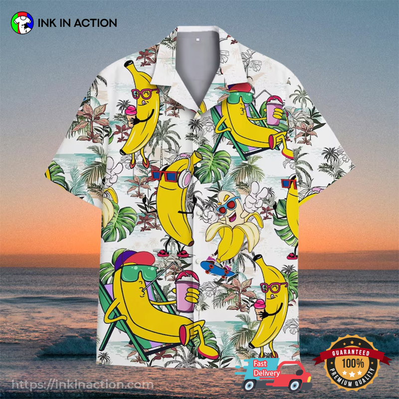 Tropical Banana Vacation Hawaiian Shirt Tropical Banana Vacation Hawaiian Shirt