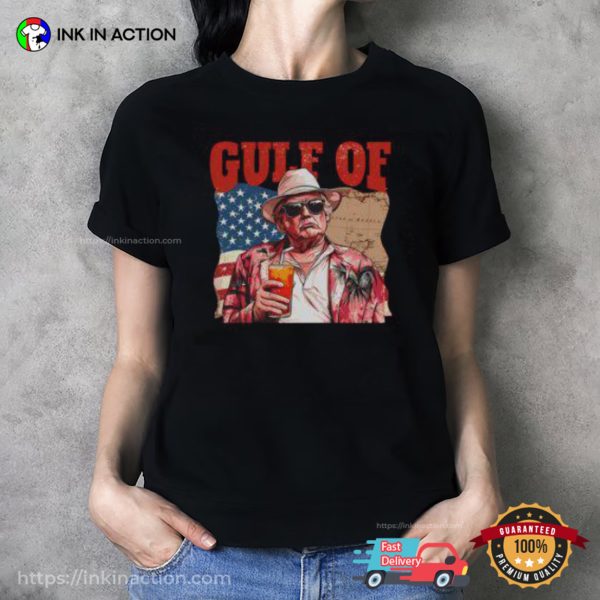 Trump Is On Holiday Gulf Of America Shirt