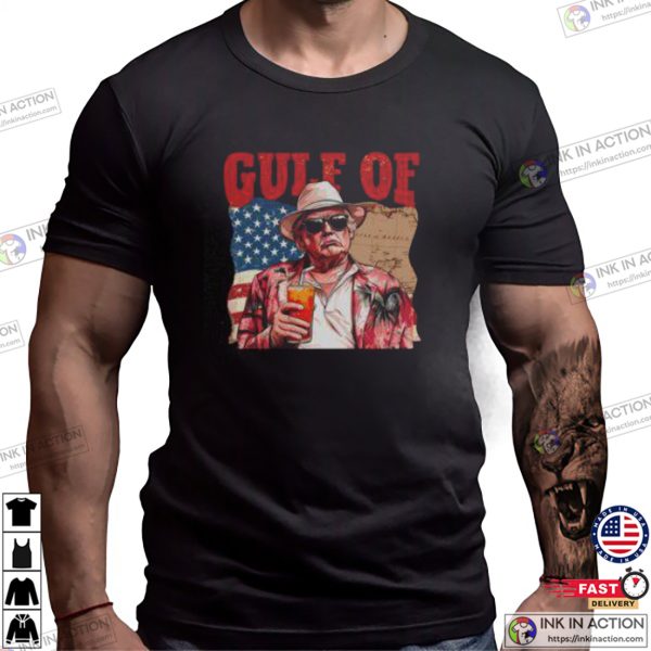 Trump Is On Holiday Gulf Of America Shirt