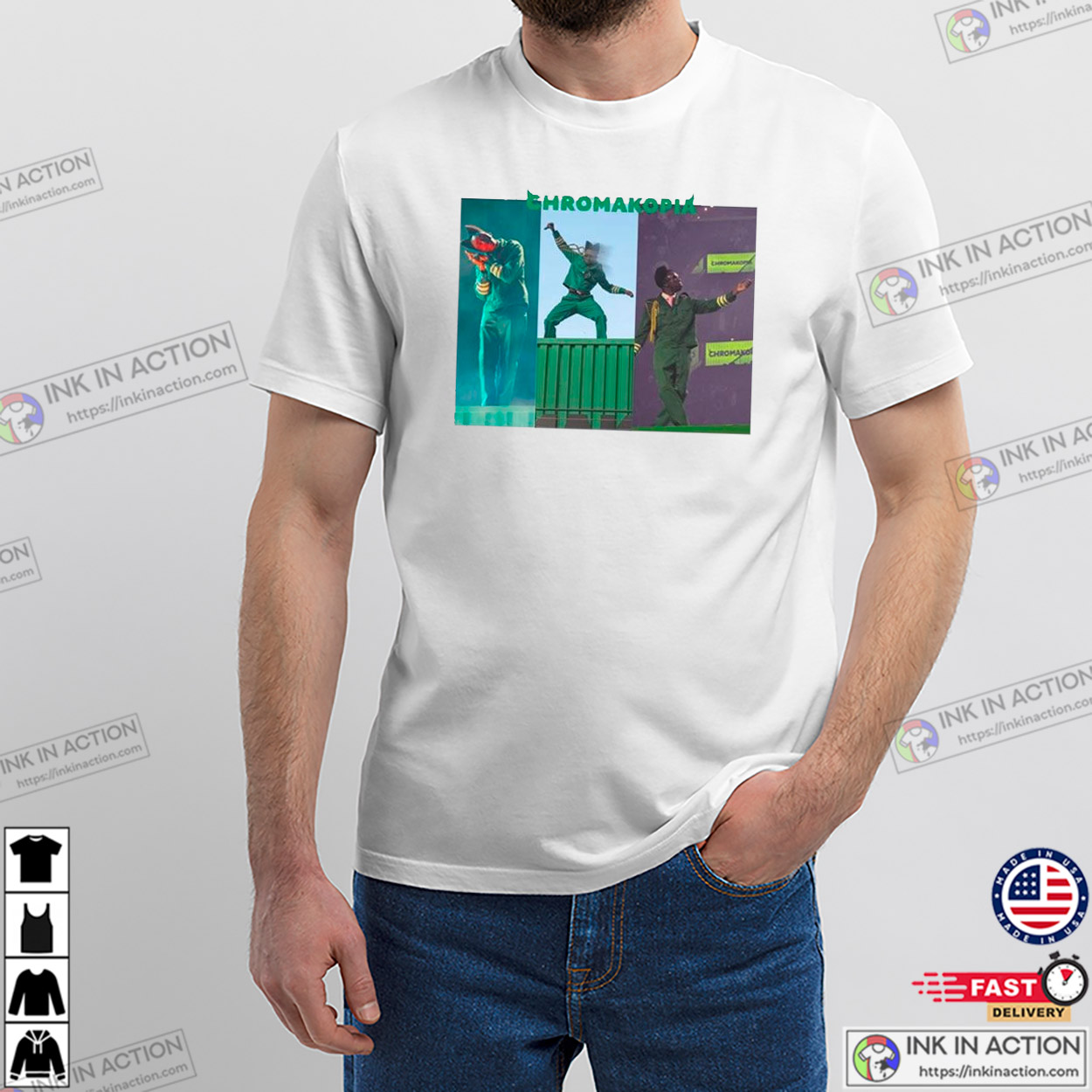 Tyler The Creator Chromakopia Concert Performance T-shirt Tyler The Creator Chromakopia Concert Performance T-shirt