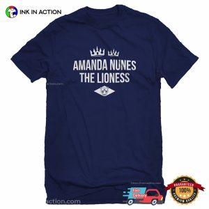 UFC Amanda Nunes the Lioness Tee 3