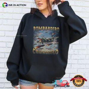 War Plane Bombardiro Crocodilo Italian Brainrot Tee War Plane Bombardiro Crocodilo Italian Brainrot Tee