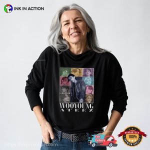 Wooyoung ATEEZ Kpop 90s Style Graphic Tee
