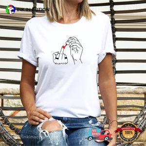 nail polish Stylish Feminist T shirt 3