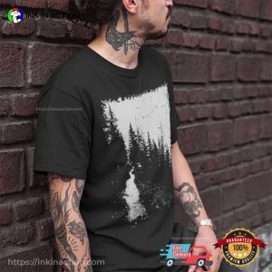 Tree Day Dark Tree Forest Goth Graphic Tee Tree Day Dark Tree Forest Goth Graphic Tee