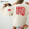 100% Canadian From Eh To Zed Comfort Colors T-shirt