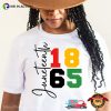 1865 Juneteenth Federal Holiday Unisex T-shirt
