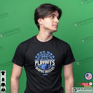 2025 NBA Playoffs Memphis Grizzlies Basketball T-shirt