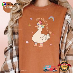 Ally Goose On The Loose Pride Ally Comfort Colors T-shirt