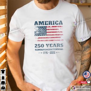 America 250 Years Anniversary usa flag shirt 2