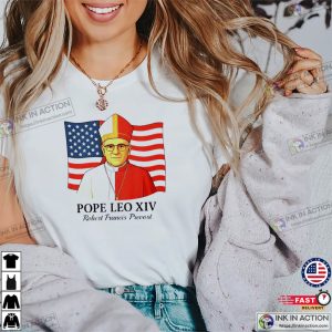 American Pope Leo XIV Robert Francis Prevost Vatican City T shirt 1
