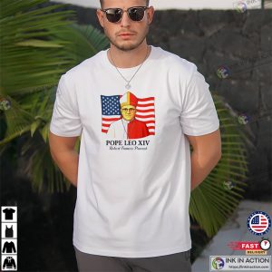 American Pope Leo XIV Robert Francis Prevost Vatican City T shirt 3