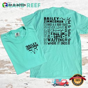 Bailey Zimmerman Country Music Fan Comfort Colors T-shirt