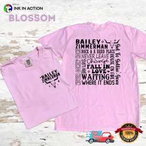Bailey Zimmerman Country Music Fan Comfort Colors T shirt 3