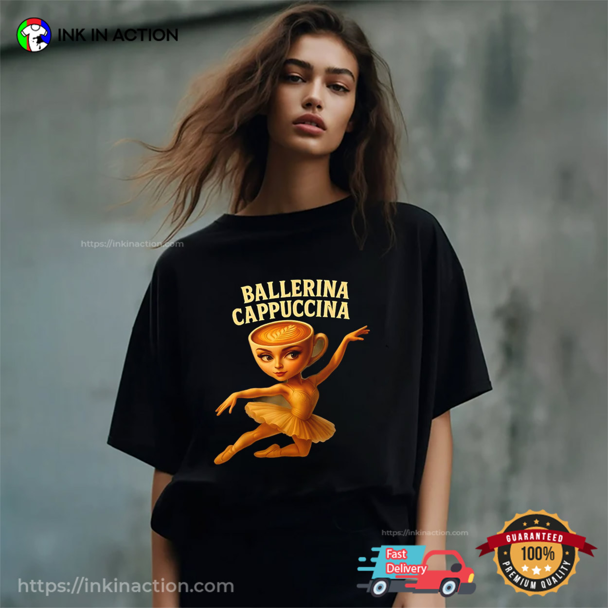 Ballerina Cappuccina Dance Italy Brainrot T-shirt Ballerina Cappuccina Dance Italy Brainrot T-shirt