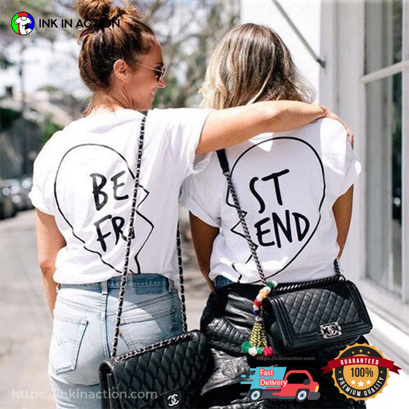 Best Friends Complete Heart Besties Matching Tee 1