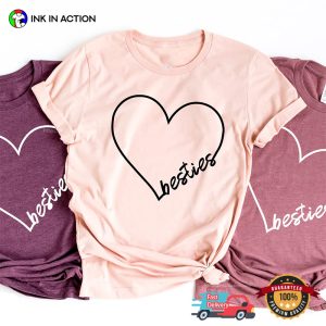 Besties Heart Best Friend Funny T Shirts Besties Heart Best Friend Funny T Shirts