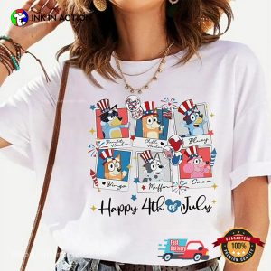 Bluey Happy 4th Of July Party In The USA Shirt