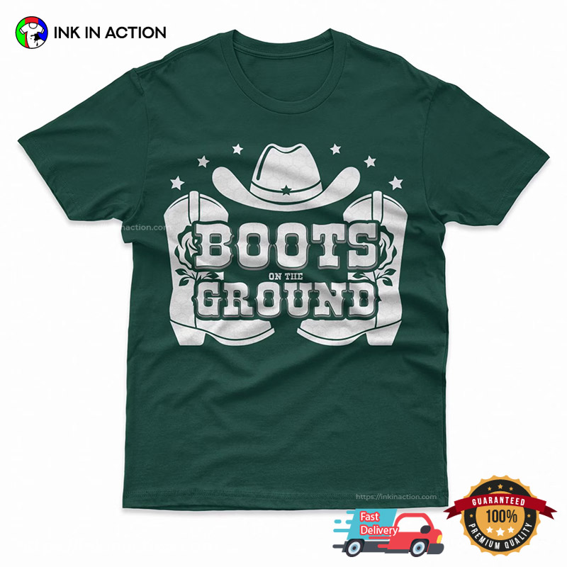 Boots On The Ground Line Dance Comfort Colors T-shirt Boots On The Ground Line Dance Comfort Colors T-shirt