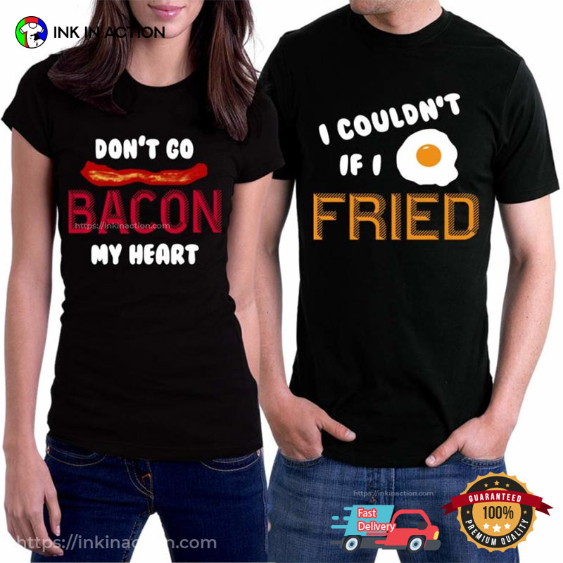 Breakfast Couple Matching Funny Date T-shirt Breakfast Couple Matching Funny Date T-shirt