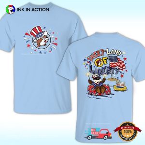 Buc Ee's 4th Of July Sweet Land Of Liberty 2 Sided Shirt