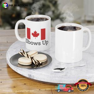 Canadian Elbows Up Canada Pride Ceramic Mug Canadian Elbows Up Canada Pride Ceramic Mug