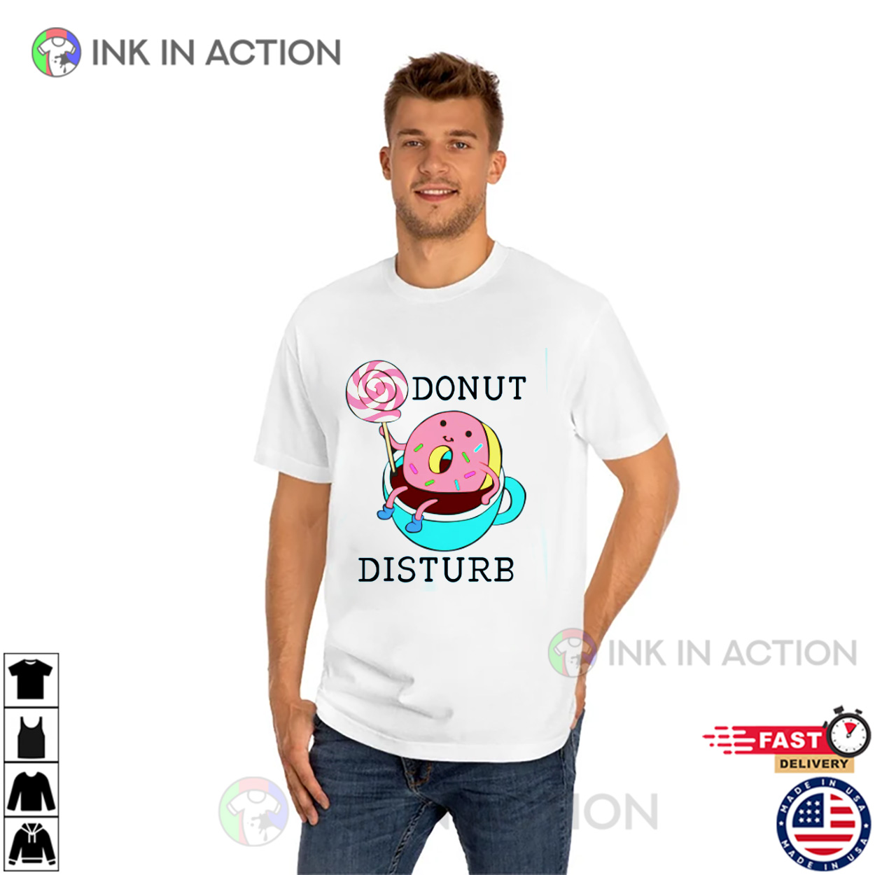 Donut Disturb National Doughnut Day Unisex T-shirt Donut Disturb National Doughnut Day Unisex T-shirt