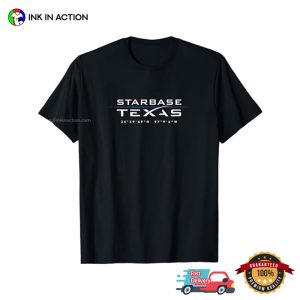 Elon Musk Starbase Texas Coordinates T-shirt